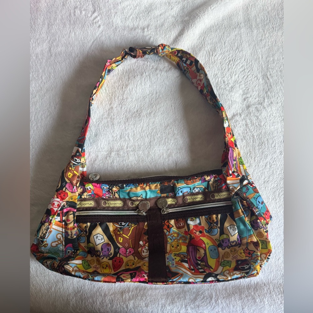 LeSportSac TokiDoki Colorful Women's Shoulder Bag READ DESCRIPTION